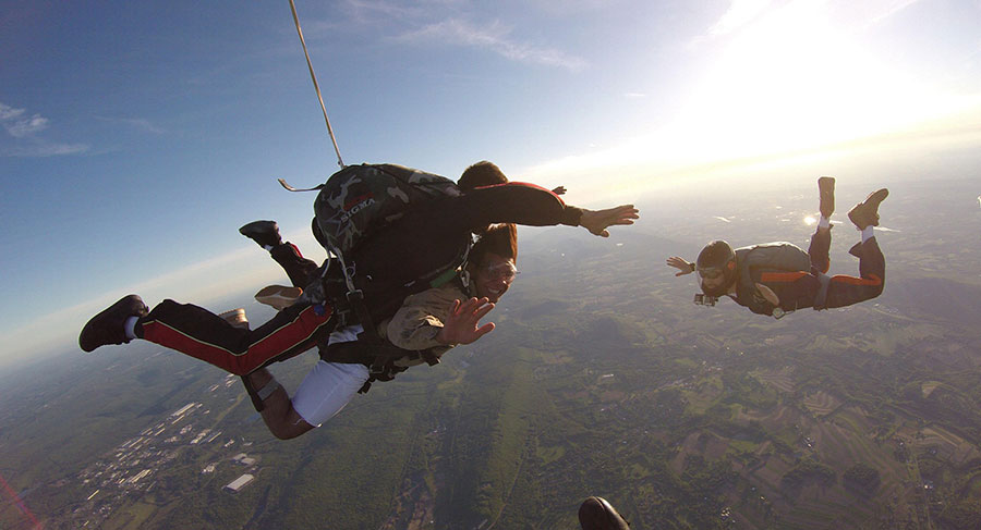 Above the Poconos Skydivers Dropzone Image