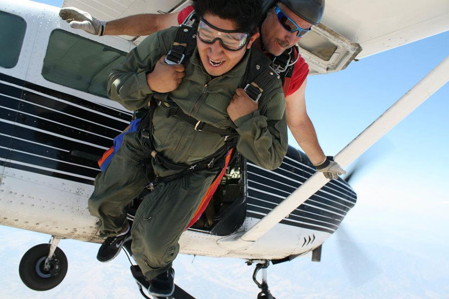 Out of the Blue Skydiving Dropzone Image