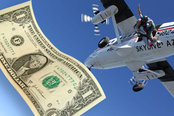 How much does skydiving cost?