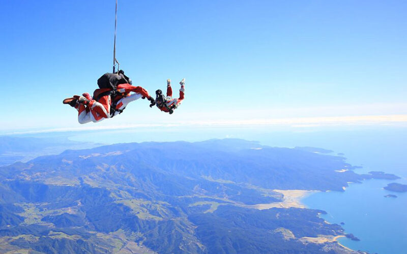 Feature image for Skydive Abel Tasman