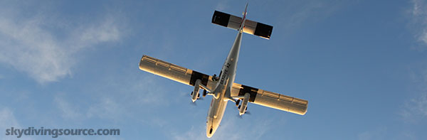 Turbine Otter from Below at Sunset